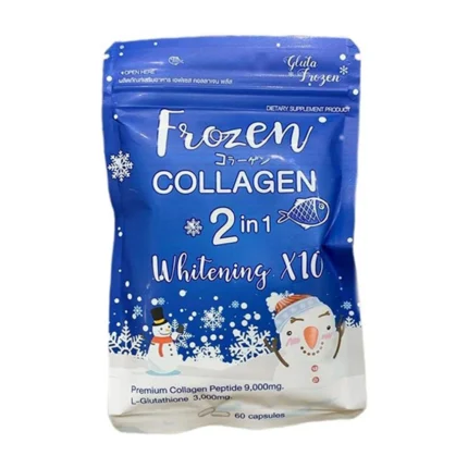 Frozen Collagen gluta 2 in 1 60 CAPSULES