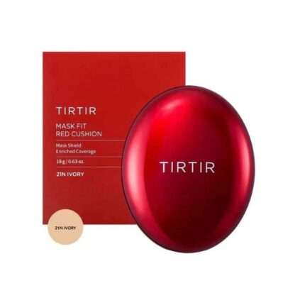 Révélez un Teint Impeccable et Rayonnant : Découvrez TIRTIR MASK FIT RED CUSHION 18G TEINTE 21N IVORY !